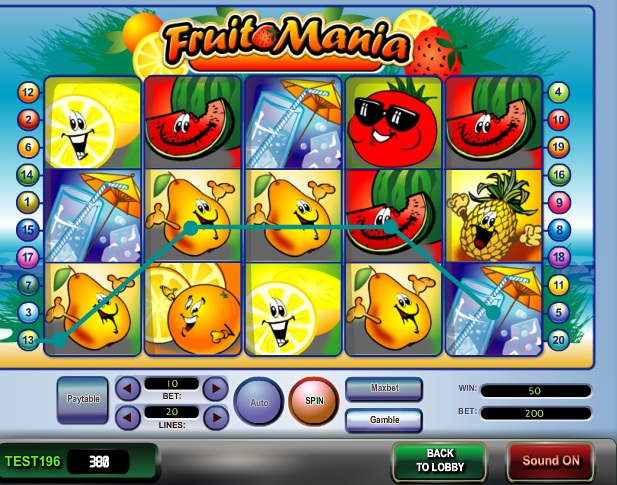 играть в игровой автомат Fruit Mania бесплатно онлайн