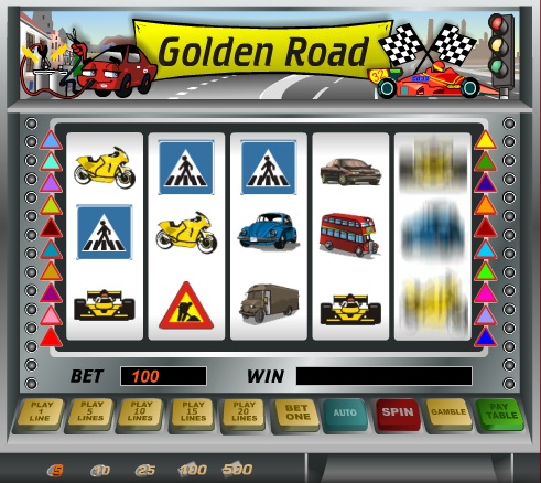игровой автомат Golden Road играть бесплатно